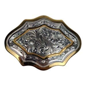 Montana Silversmiths Women's Western Belt Buckle Silver Plate Cowgirl Rodeo